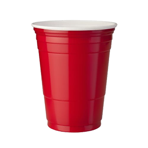 red plastic cup- Ozark Rivers Solid Waste Management District