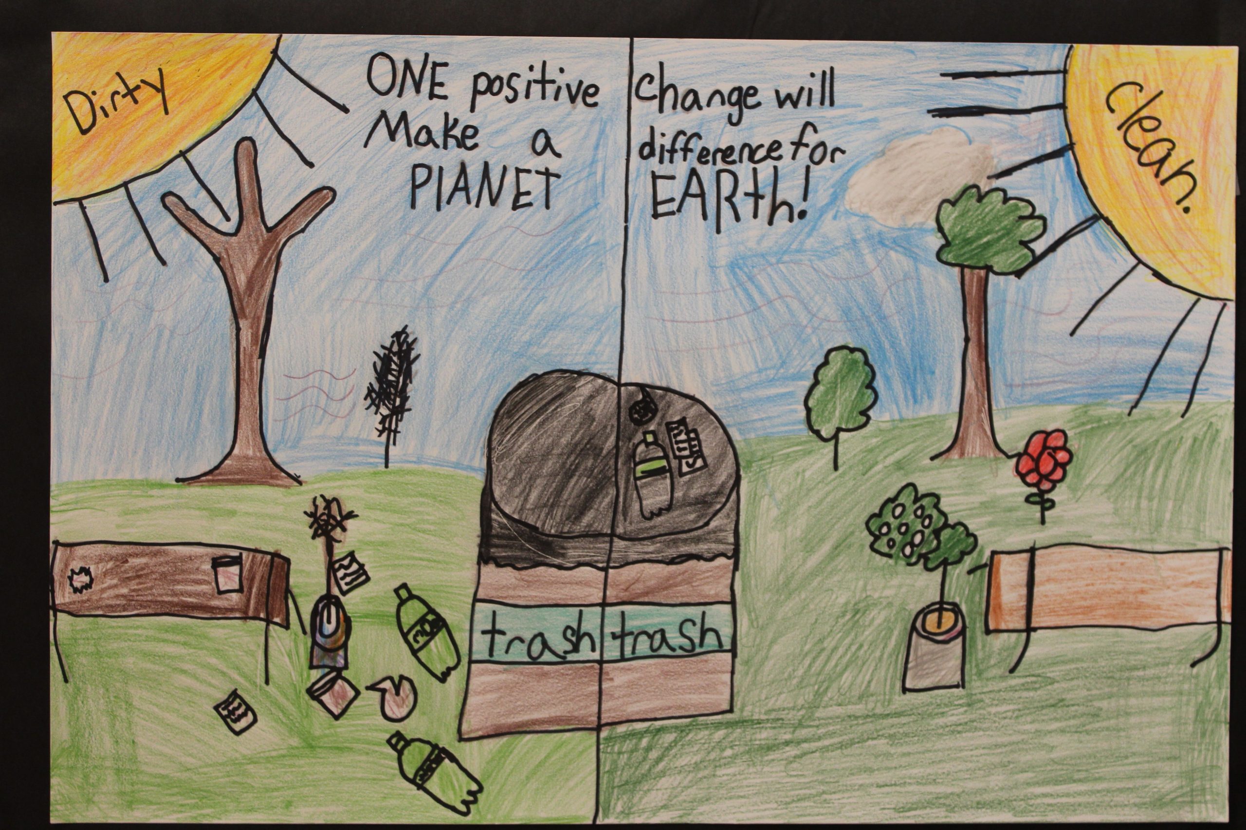 29th Annual Ozark Rivers Earth Day Poster Trash Art Contest - Ozark 